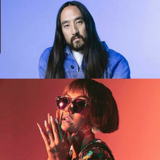 Agnez Mo dan Steve Aoki. Foto: Instagram @steveaoki