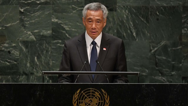 Perdana Menteri Singapura, Lee Hsien Loong Foto: AFP/TIMOTHY A. CLARY