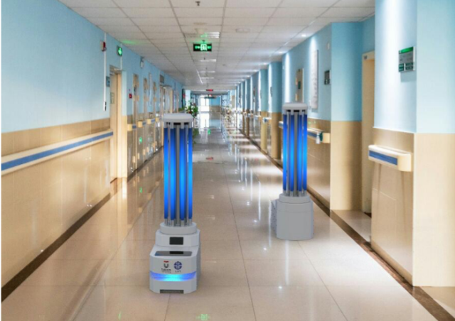 Robot disinfeksi hasil karya peneliti dari Tel-U dan LIPI (Foto: istimewa)