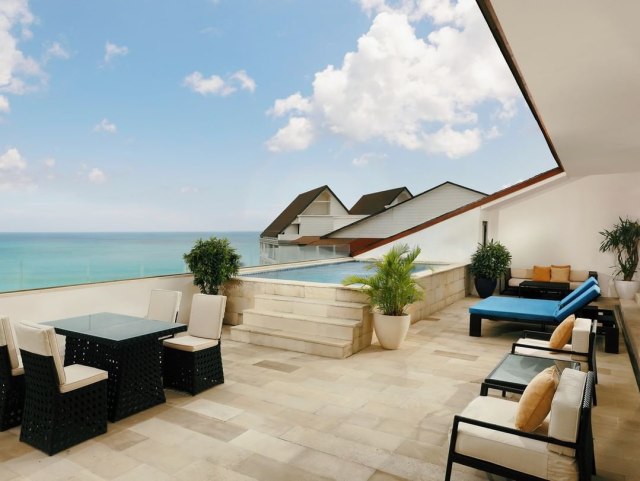 Private terrace Lv8 Resort Hotel di Canggu, Bali Foto: Instagram/lveight