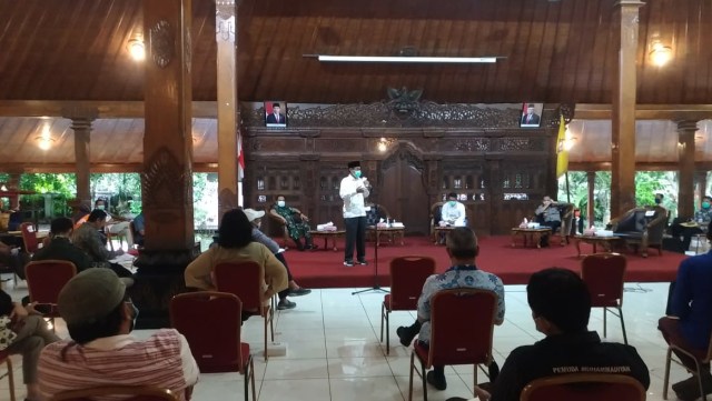 Rumah Dinas Bupati Temanggung Pendapa Pengayoman yang disulap jadi markas penanganan corona. Foto: ari