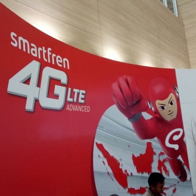 Logo Smartfren. Foto: Jofie Yordan/kumparan