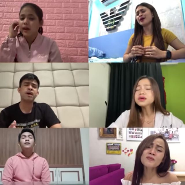 19 Pedangdut Nyanyikan Ibu Pertiwi sebagai bentuk keprihatinannya terhadap wabah virus corona. Foto: Instagram @Instagram @3dent_id.