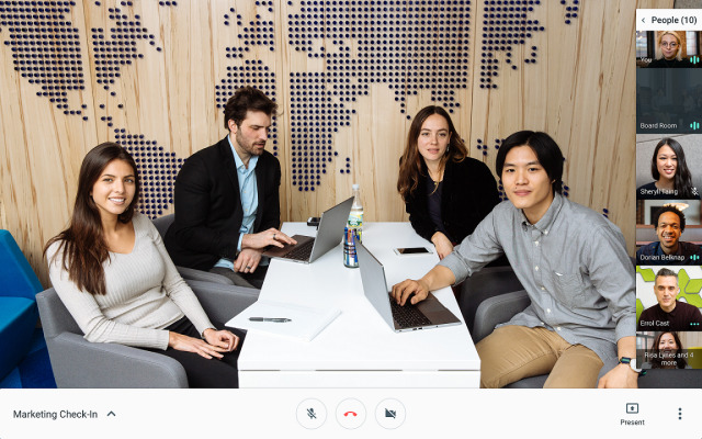Google Hangouts Meet. Foto: Dok. Google