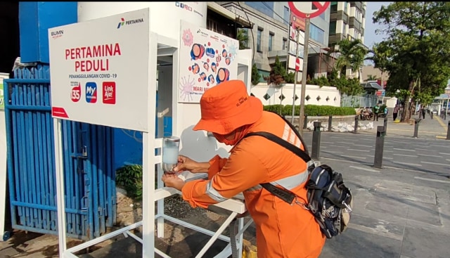 Pertamina Lubricant lawan virus corona Foto: Pertamina Lubricant