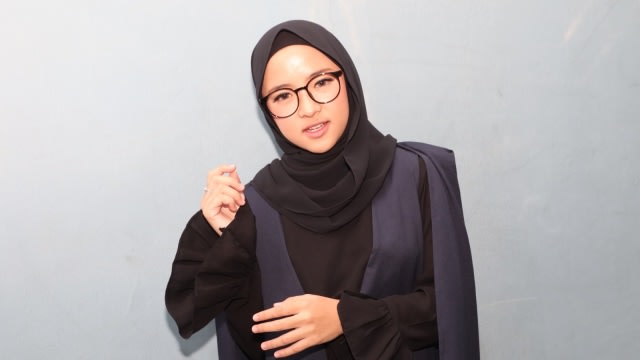 Nissa, Vokalis Sabyan Gambus. Foto: Munady Widjaja