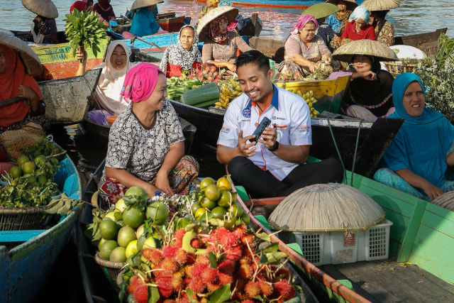 com-Ilustrasi transaksi digital di pasar tradisional. Foto: Dok. BRI