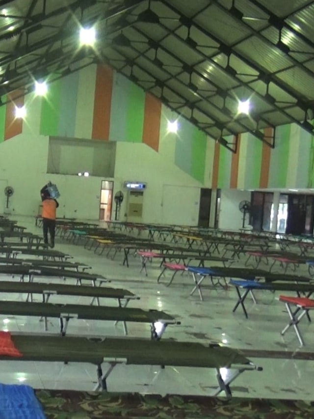 Suasana  eks Bandara Polonia sebelum menyambut para TKI. Foto: Dok. Istimewa