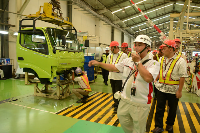 Pabrik Truk Hino di Indonesia Foto: PT Hino Motors Manufacturing Indonesia (HMMI) 