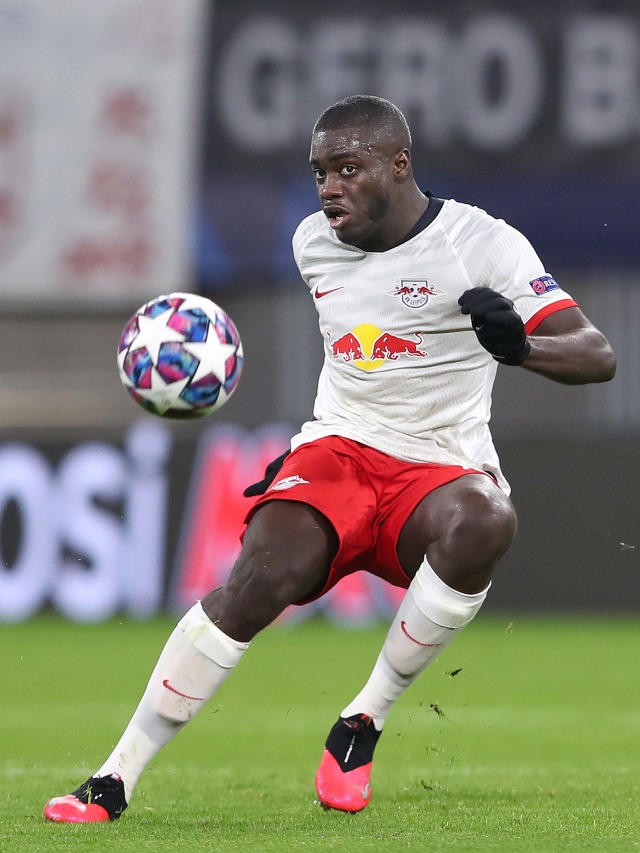 Pemain RB Leipzig, Dayot Upamecano. Foto: AFP/RONNY HARTMANN