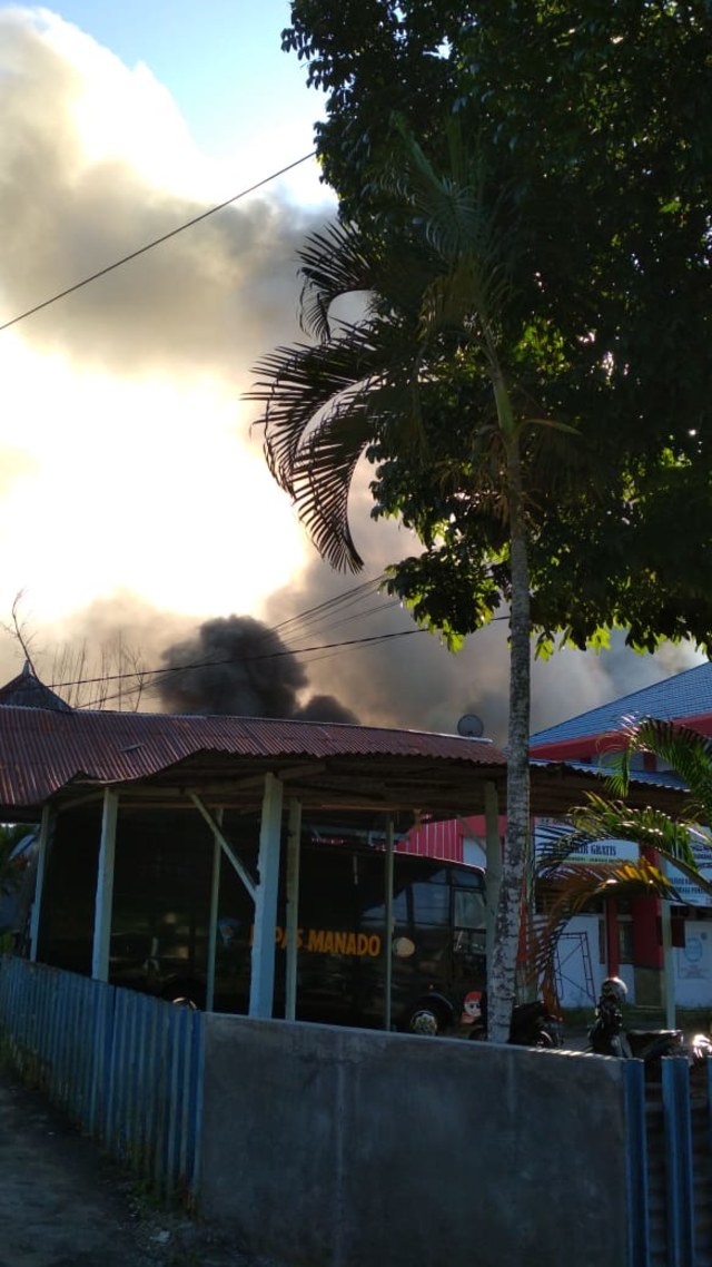 Kerusuhan di Lapas Manado.  Foto: Dok Istimewa