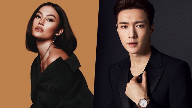 Agnez Mo dan Lay EXO. Foto: Instagram/layzhang, agnezmo