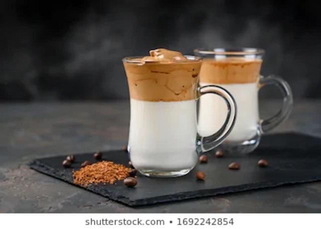 Ilustrasi Dalgona Milo foto: Shutterstock