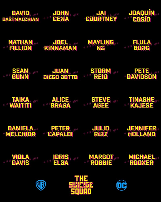Poster sementara The Suicide Squad. Dok: IMDb/© DC