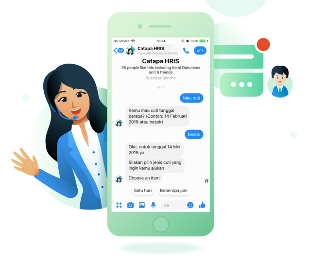 Aplikasi Solusi HR dan Payroll Catapa. Foto: Dok. Catapa