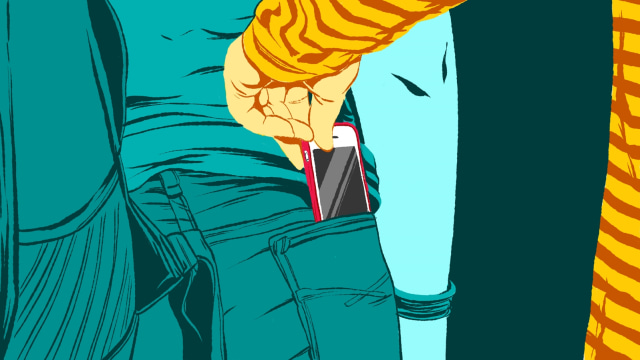 Ilustrasi Kriminal Curi HP. Foto: kumparan