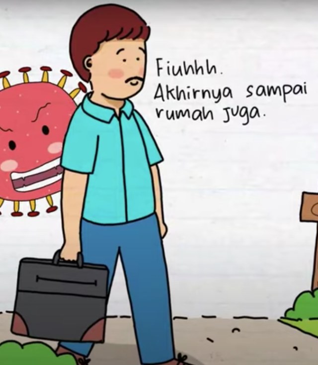 Cerita Jangan Masuk Rumah Korona. Foto: Dok. Watiek Ideo, Luluk Nailufar