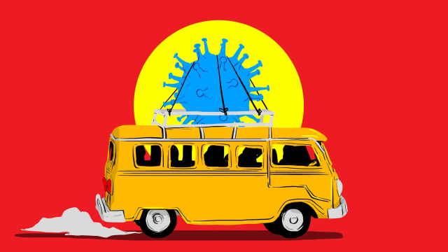 Ilustrasi corona. Foto: Indra Fauzi/kumparan