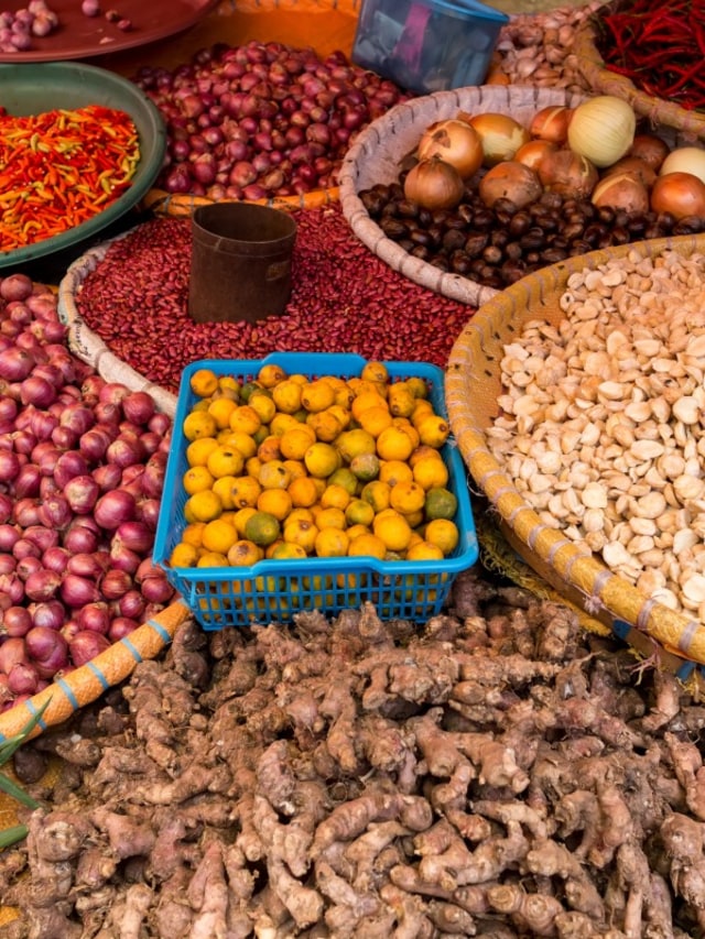 ilustrasi bumbu dapur di pasar Foto: Shutterstock