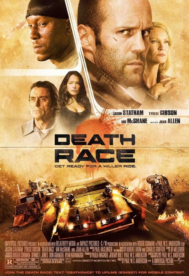Poster film Death Race. Dok: IMDb