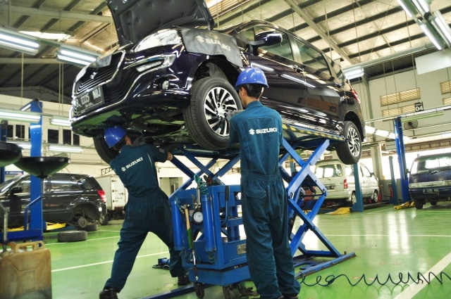 Ilustrasi mekanik Suzuki mobil. Foto: dok. Suzuki Indomobil Sales (SIS)
