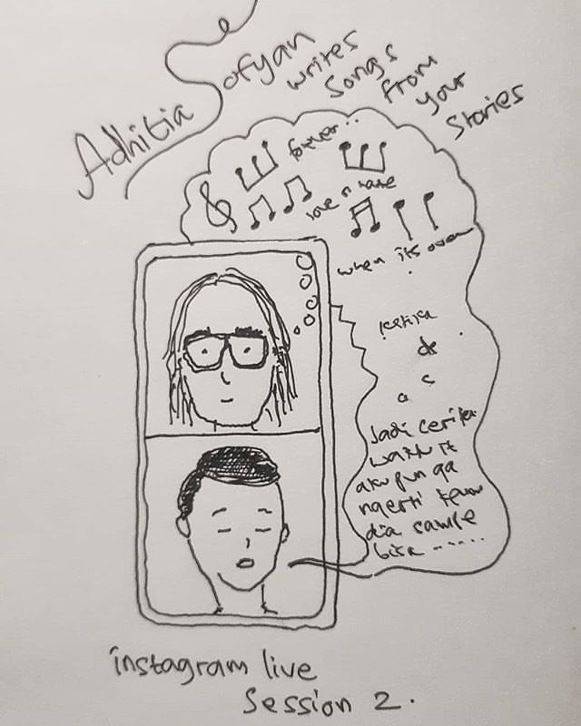  Adhitia Sofyan Writes Songs from Your Stories. Dok: Instagram @adhitiasofyan