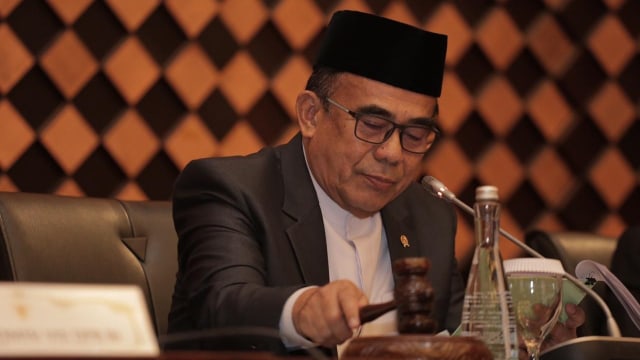 Menteri Agama Fachrul Razi di Kantor Kemenag RI. Foto: Dok. Kemenag