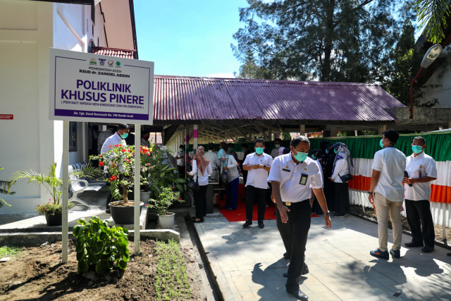 Poliklinik Cinere, tempat perawatan PDP corona di Aceh. Foto: Suparta/acehkini