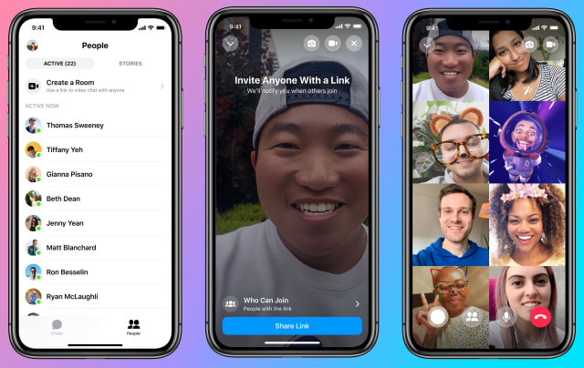 Facebook Messenger Rooms. Foto: Dok. Facebook