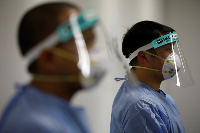 Ruang Isolasi di Changi Exhibition Centre di Singapura. Foto: REUTERS/Edgar Su