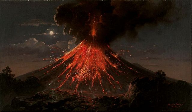 Ilustrasi: Erupsi gunung berapi (Sumber: wikimedia.org)