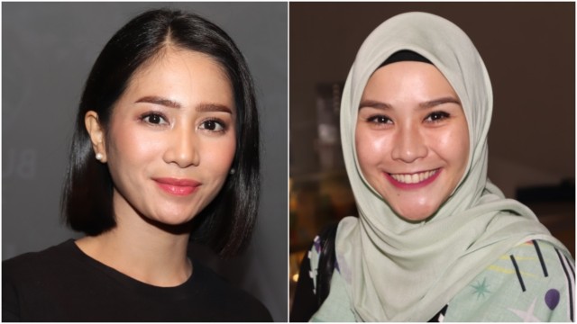 Bunga Zainal dan Zaskia Adya Mecca, artis yang telah jadi ibu sambung pada usia 20 tahunan. Foto: kumparan/Munadi Widjaja