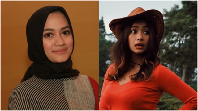 Ayudia Bing Slamet dan sepupunya, Adzana Bing Slamet. (Foto: kumparan - Instagram @adzanabs)