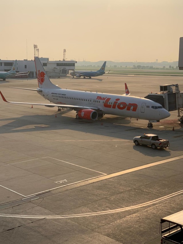 Thai Lion Air beroperasi kembali dengan melayani enam kota tujuan domestik di Thailand. Foto: Dok. Lion Air