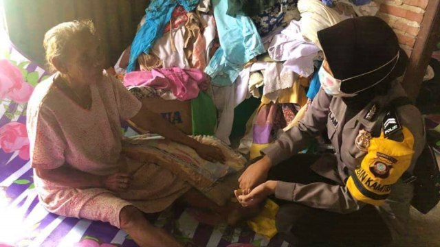 Pertemuan pertama Oma Nuke dan Meylan Putri. Sabtu, (2/5). Foto: Dok istimewa