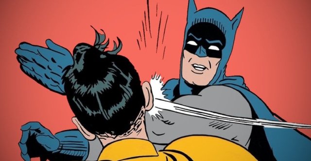 Meme Batman menampar Robin (Foto: DC Comics)