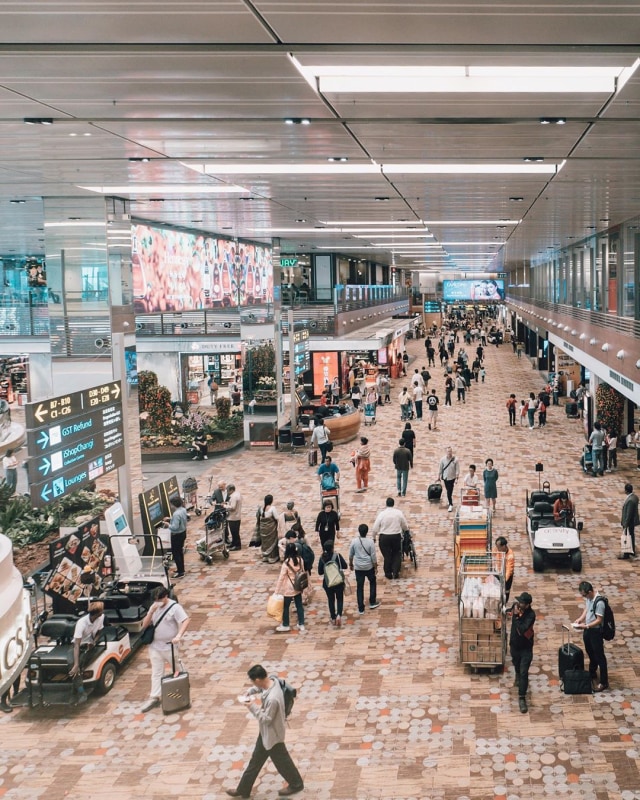 Bandara Changi PTR Foto: Instragram: Changiairport