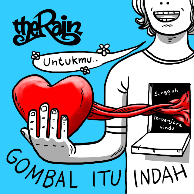 Artwork lagu Gombal Itu Indah. Dok: The Rain