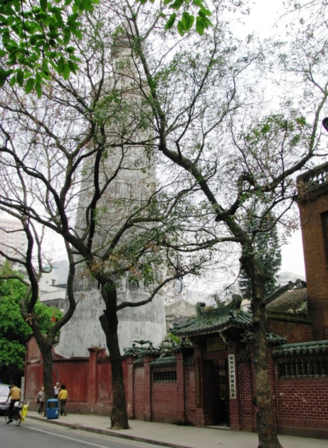 Menara Masjid Huaisheng di Guangzhou, China Foto: Dok. Wikimedia Commons