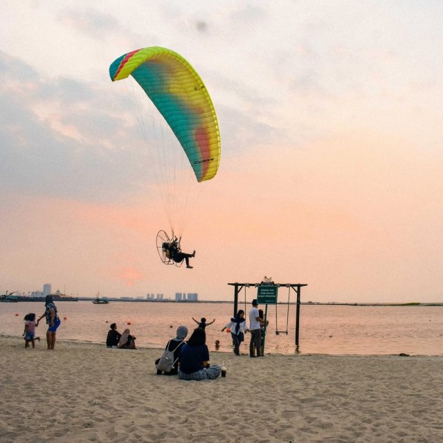Ilustrasi Pantai Ancol Foto: Instagram: Ancoltamanimpian