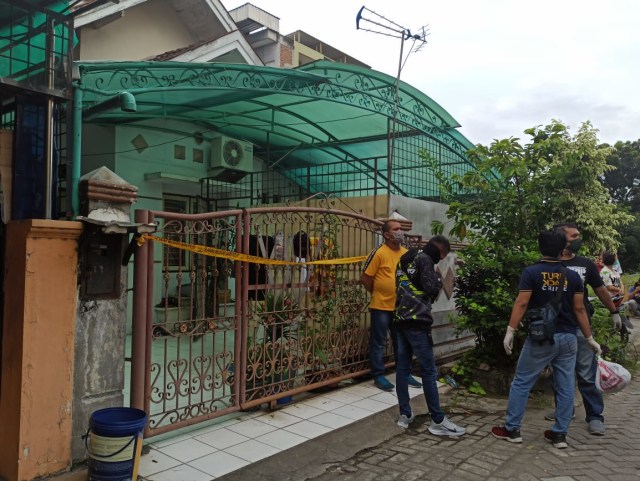 Pra Rekonstruksi Pembunuhan Wanita di Cemara Asri. Foto: Istimewa