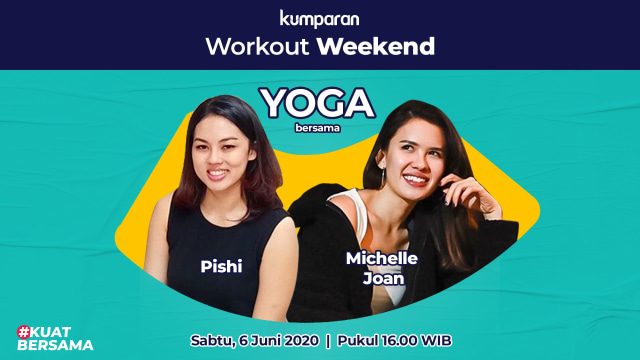 kumparan Workout Weekend edisi kelima bersama Pishi dan Michelle Joan. Foto: kumparan
