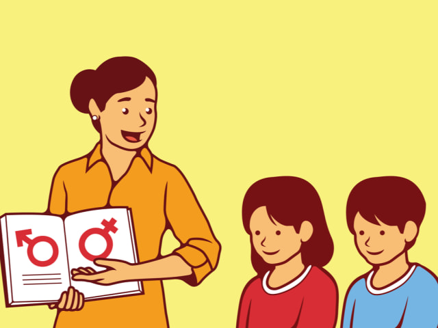 com-Ilustrasi pendidikan seks  Foto: Shutterstock