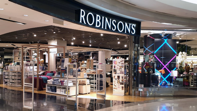 Ilustrasi Robinsons Department Store. Foto: Shutterstock