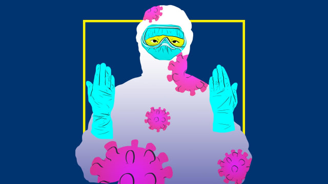 Ilustrasi tenaga medis penanganan virus corona. Foto: Indra Fauzi/kumparan 