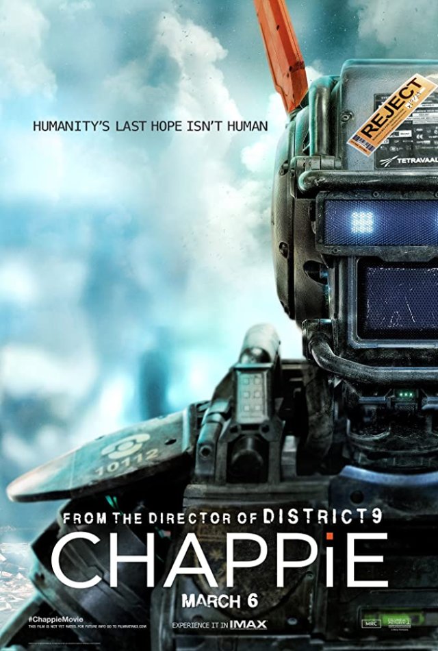Poster film Chappie. Dok: IMDb