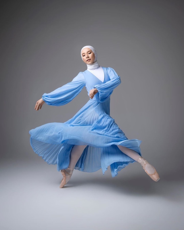 Balerina berhijab, Stephanie Kurlow. Foto: Instagram/@stephaniekurlow