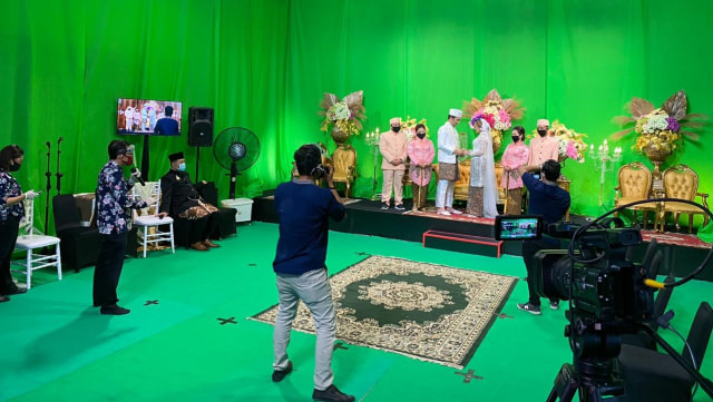 Viral virtual wedding di Yogyakarta. Foto: Dok. Yurry Apreto