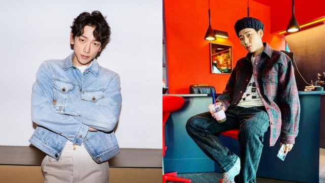 Rain dan Zico. Foto: Instagram/rain_oppa, woozico0914