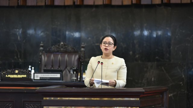 Ketua DPR Puan Maharani saat Rapat Parpurna DPR RI. Foto: Dok. DPR RI